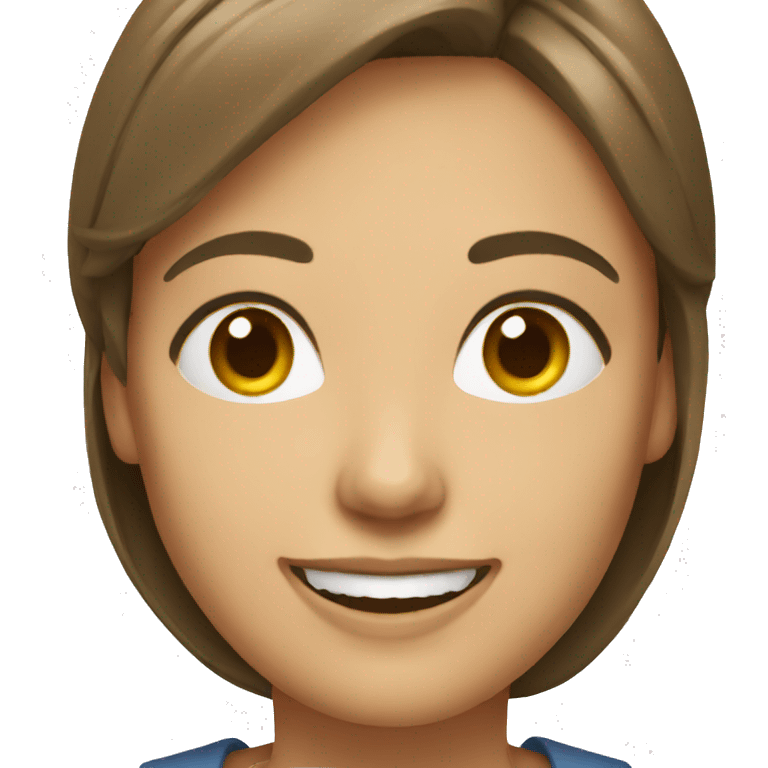 Woman smiling  emoji