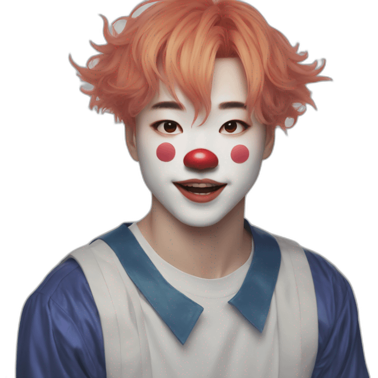 Jimin of BTS, clown emoji