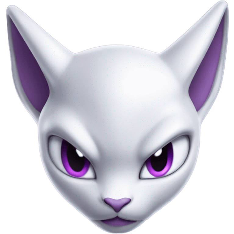 Mewtwo smirking emoji