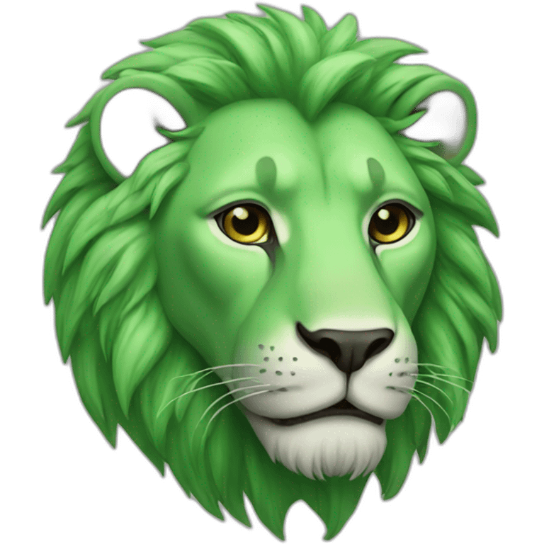 green lion emoji