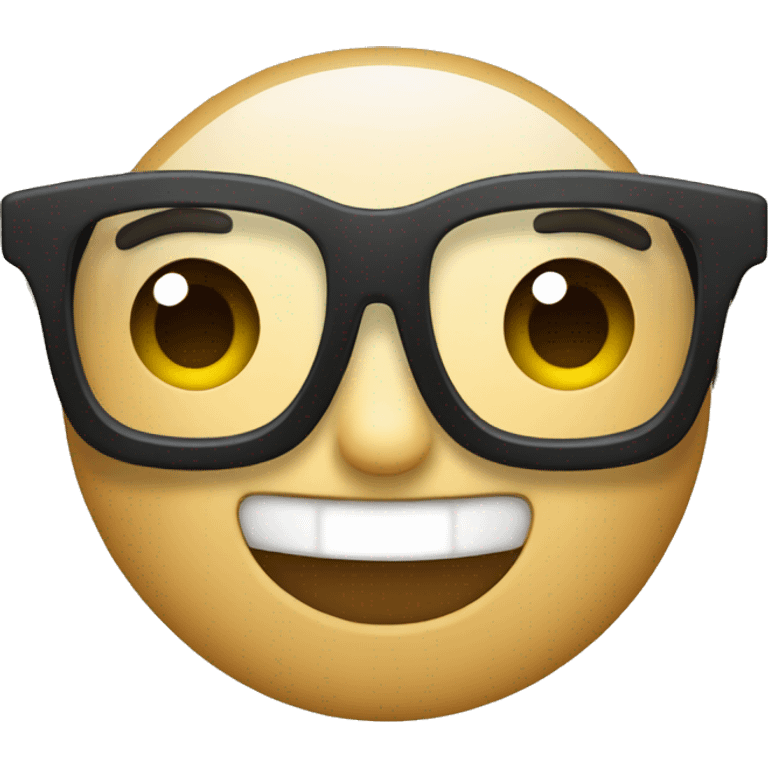 Glasses off emoji