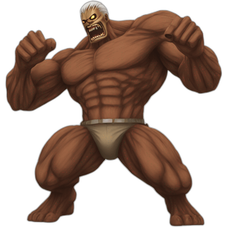 Beast titan attack on titan emoji