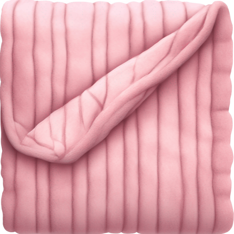 Cozy warm blanket pink  emoji