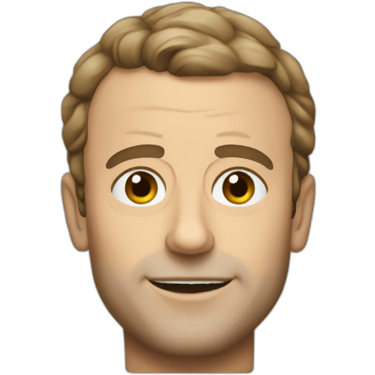 Macron-beer emoji