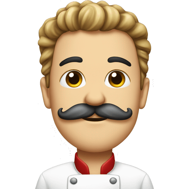 Cheff kiss with moustache emoji