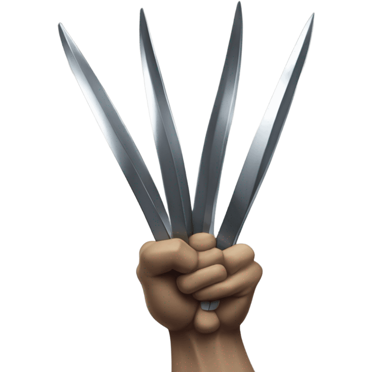 wolverine claw blades  emoji