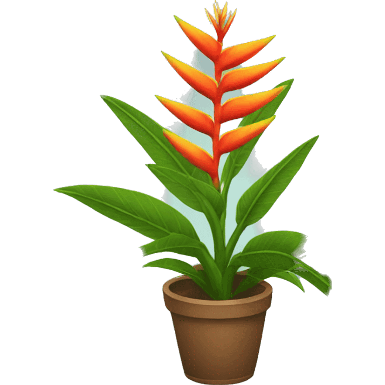 Heliconia plant emoji