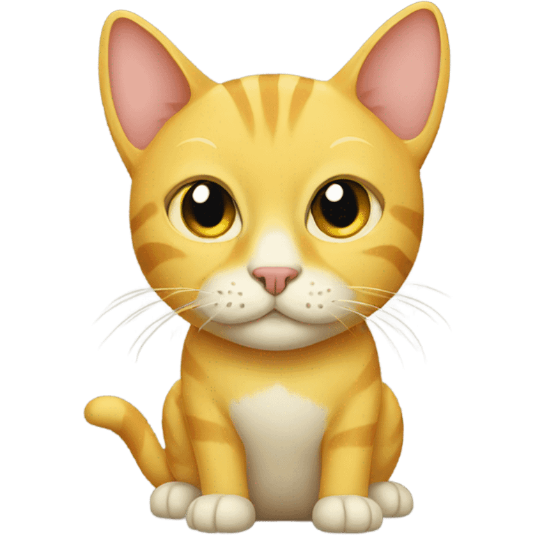 Yellow cat  emoji