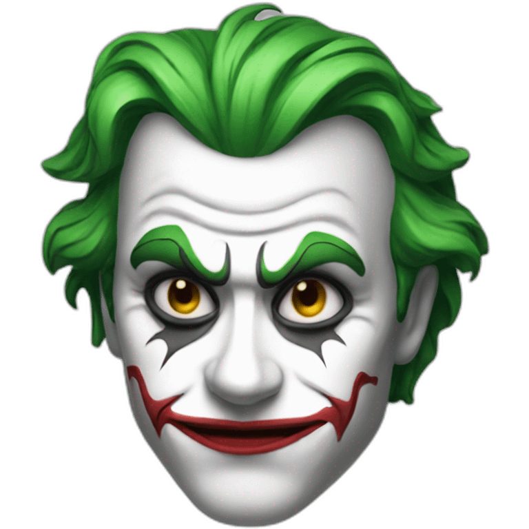 a sad face joker emoji