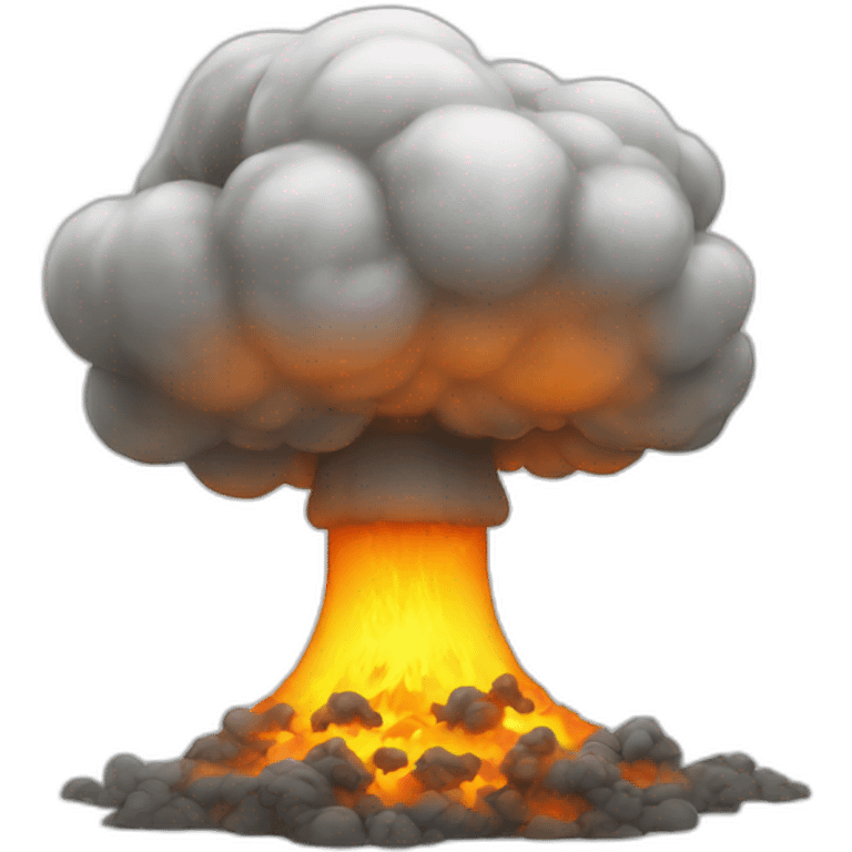 Hot boom nuclear emoji