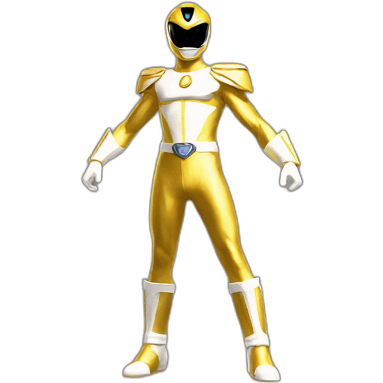 gold power ranger full body emoji