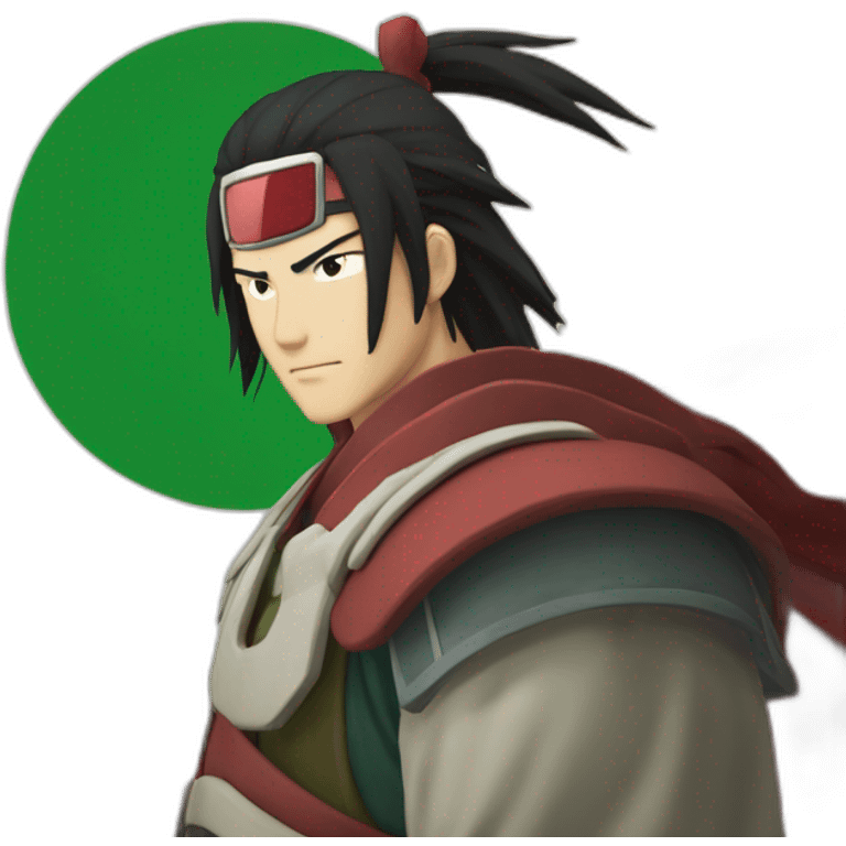 Hashirama Senju with Italian flag emoji