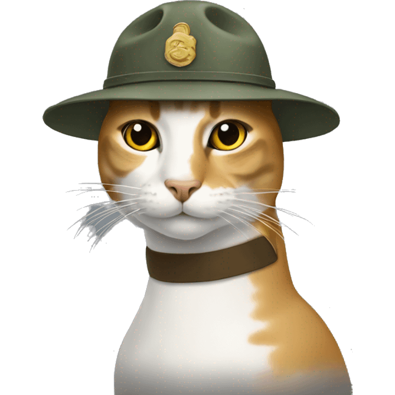 Cat head with Horse body Duck soldier emoji