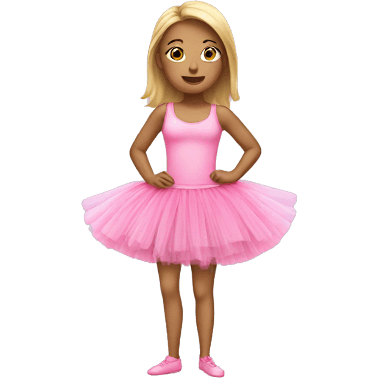 Pink tutu emoji