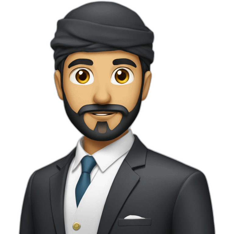 omani cfo with black beard emoji