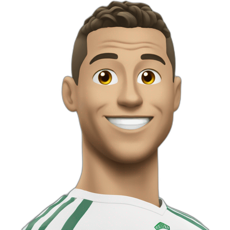 Happy ronaldo  emoji