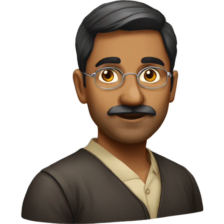 Indian research scholar emoji