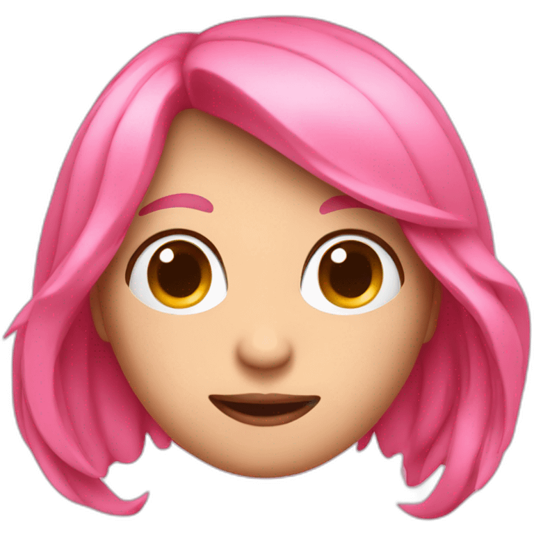 Floppy pink emoji