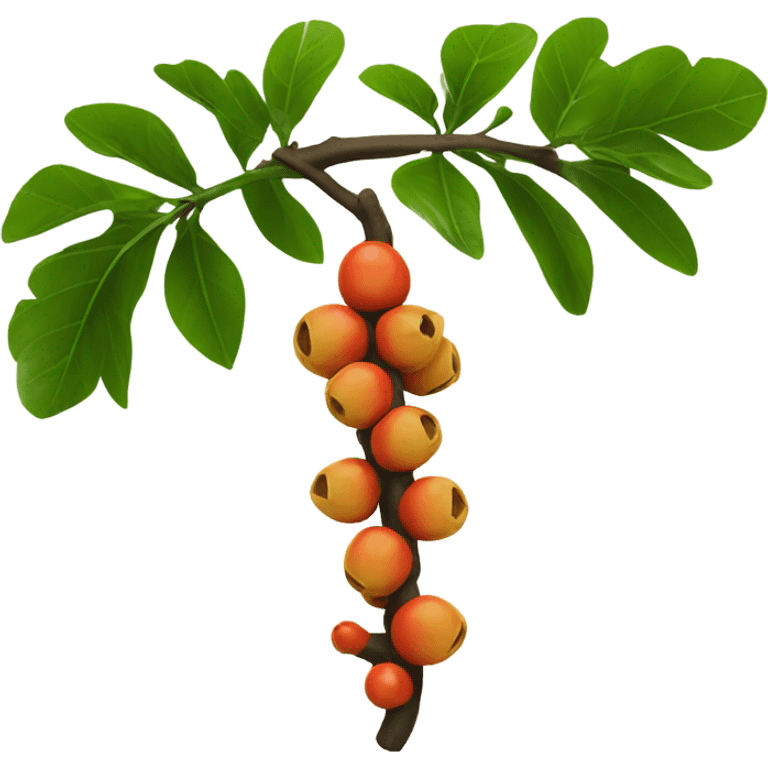 guarana on branch emoji