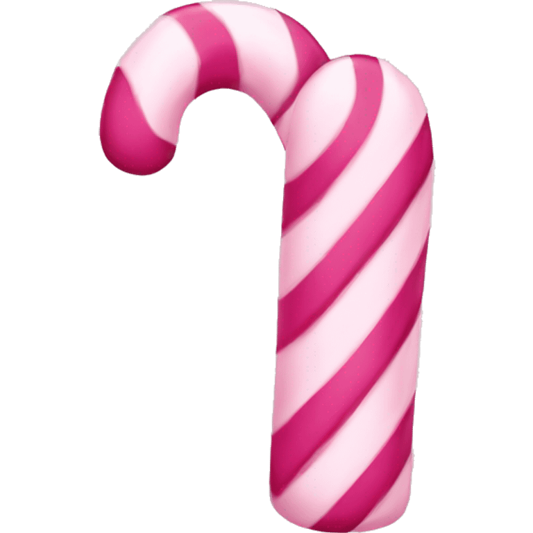 pink candy cane heart emoji