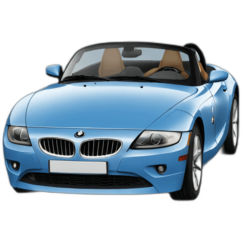 BMW z4 azul emoji