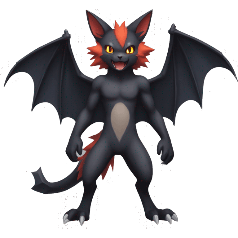 Bat-Torracat-Zoroark full body emoji