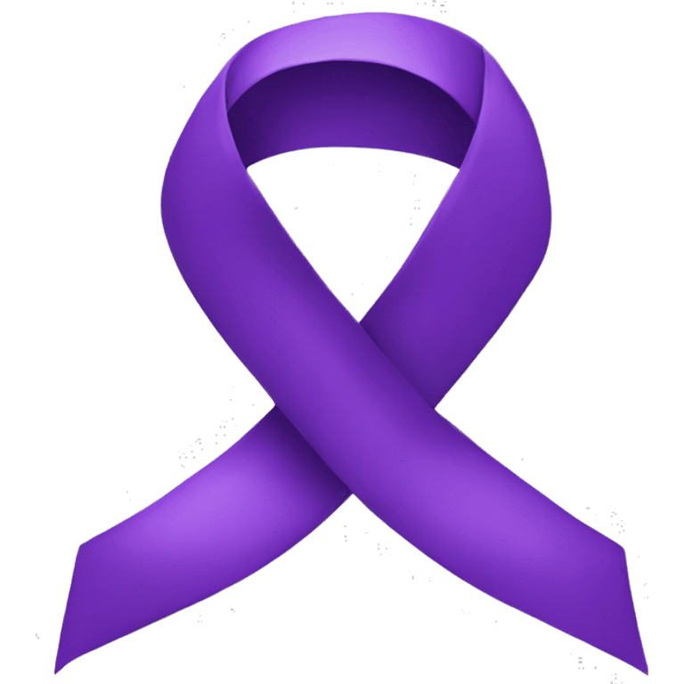 purple ribbon emoji