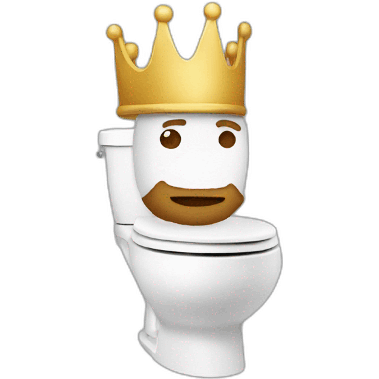 king toilet emoji