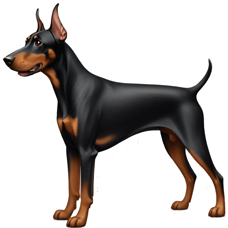 Doberman standing emoji