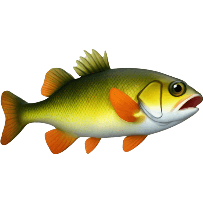 2 perch fish kissing emoji