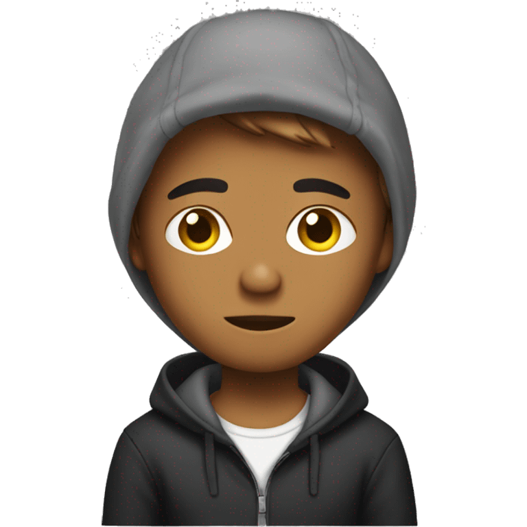 Dexter with hoodie  emoji