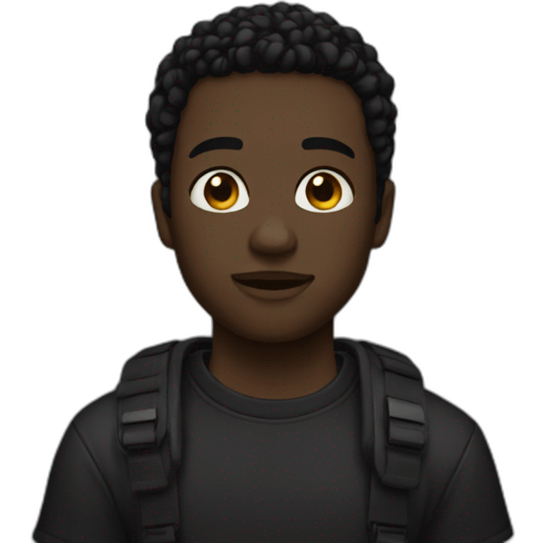 Black aesthetic emoji