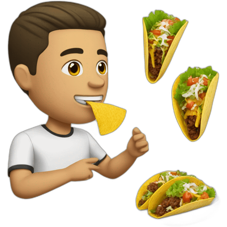 Ronaldo qui mange des tacos emoji