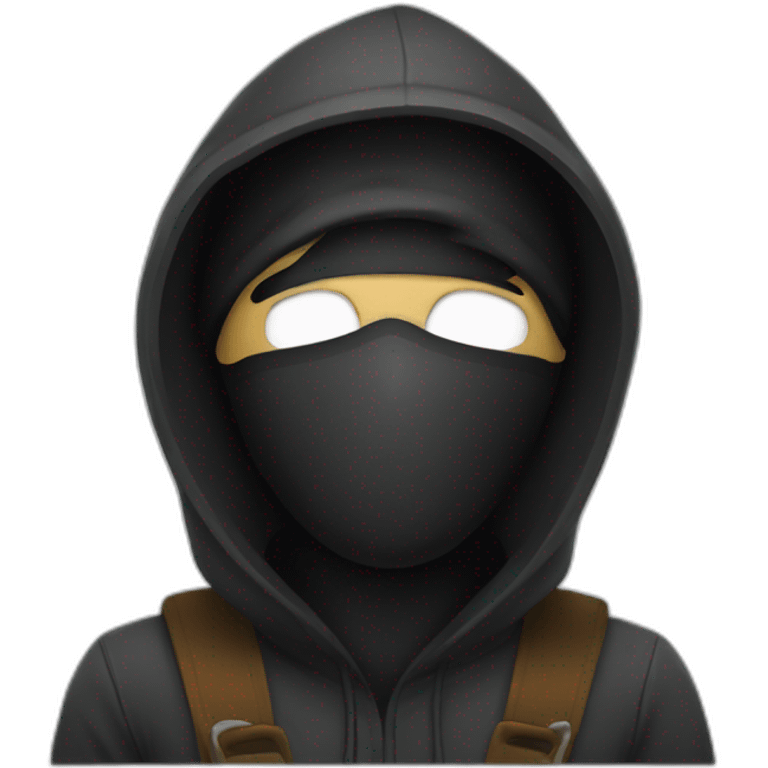 Robber with mask emoji