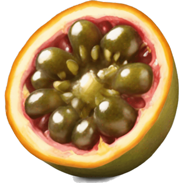 Passion fruit emoji