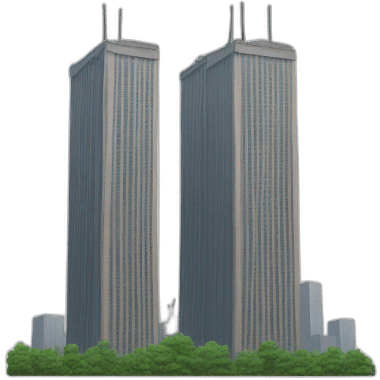 Twin towers emoji