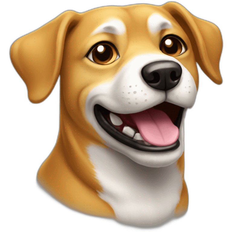 happy-bitcoin-dog emoji