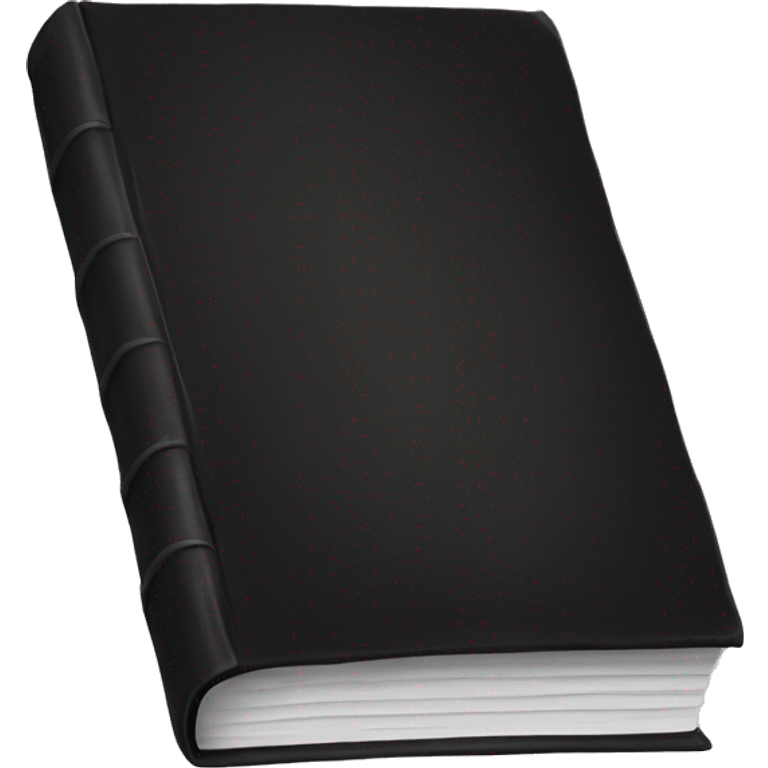 Black book emoji