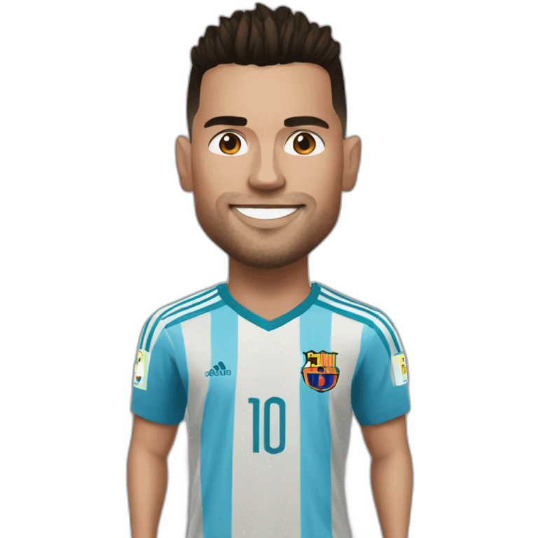 Ronaldo sur Messi emoji