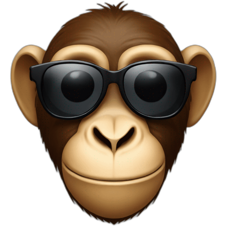 monkey with shades emoji