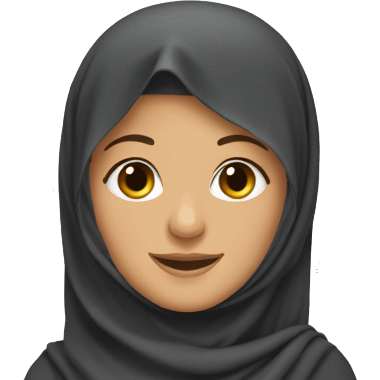 afghan woman with burqa Smiling emoji