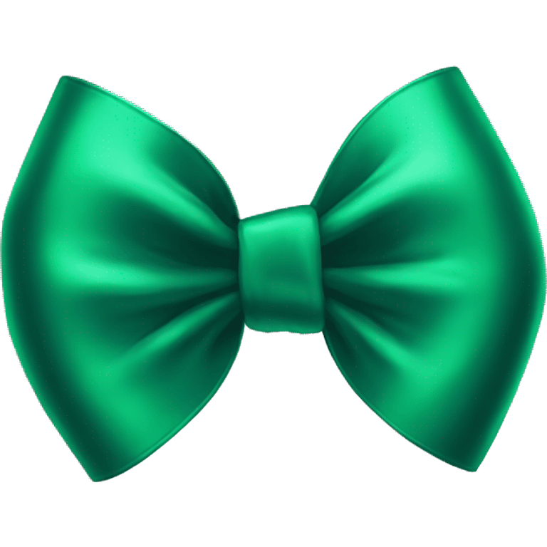 Emerald green bow  emoji