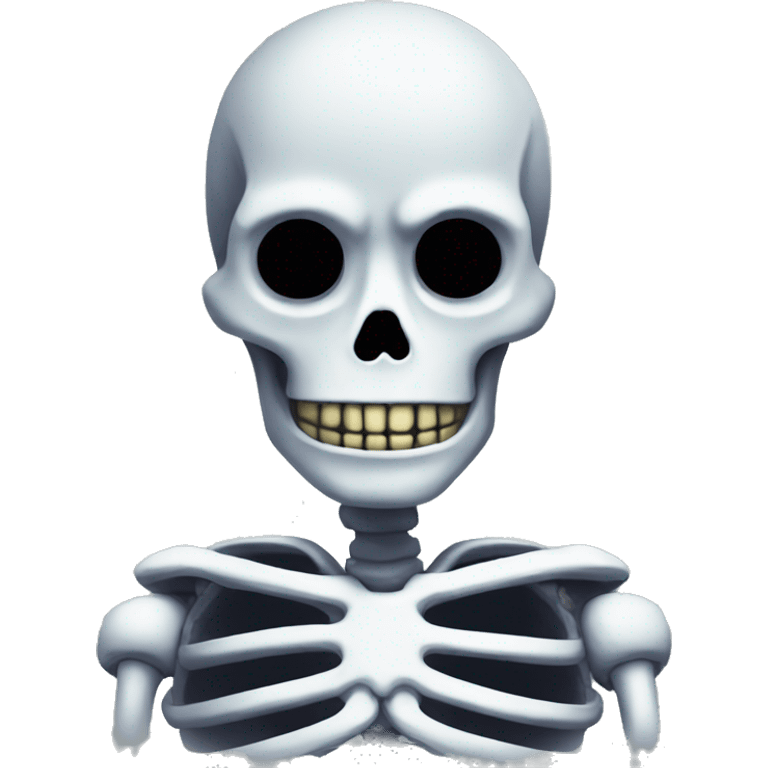 Sans the skeleton from the hit indie game undertale emoji