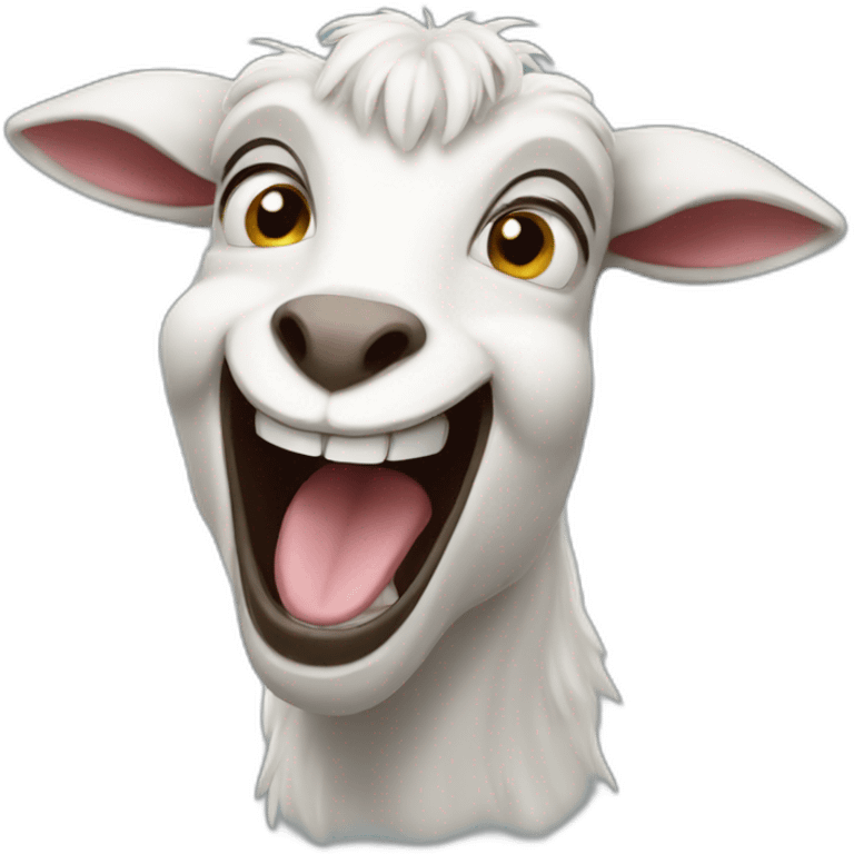 laughing goat emoji