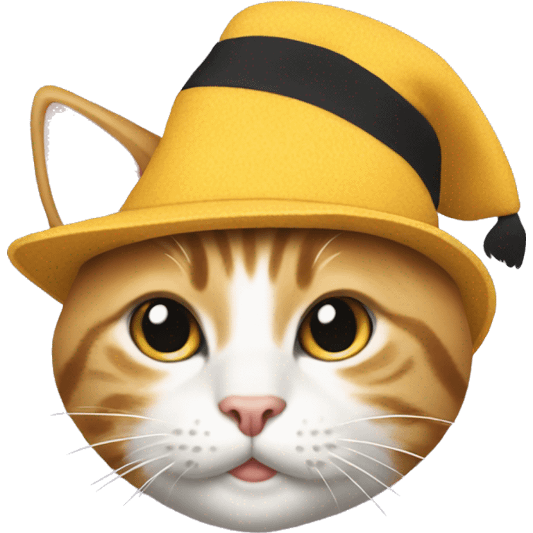 Cat now’s its hat  emoji