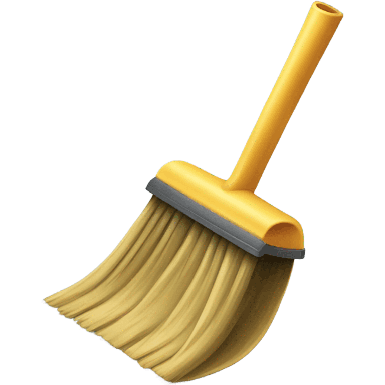 old Broom & Dust Pan emoji