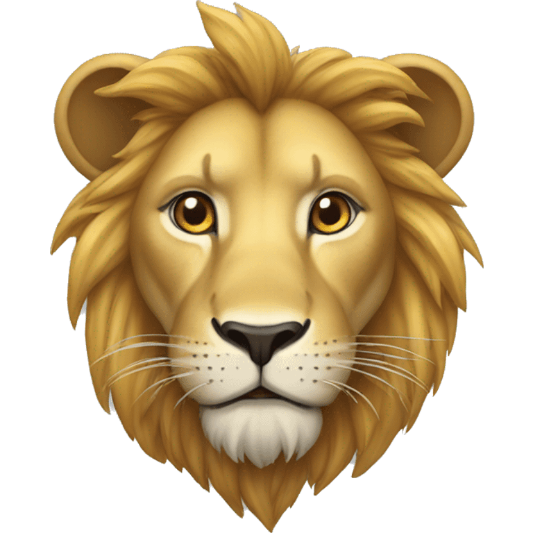 Un lion humide  emoji