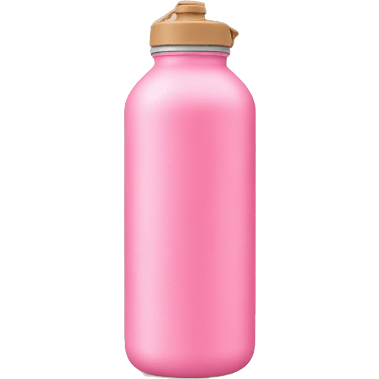 Pink water bottle with tan top emoji