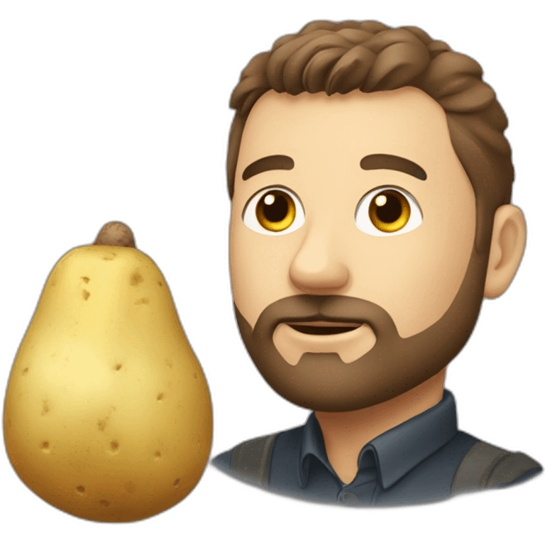 Lukaszenko with potato emoji