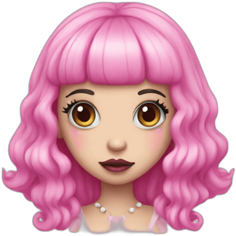 Melanie Martinez pink alien fairy emoji